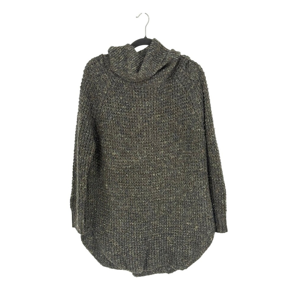 Free People Women Oversized Chunky Knit Cowl Neck Sweater Size S Boho Cottage
